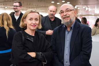 Nataša Bučar (direktorica SFC) in Vojko Stopar (državni sekretar MK) - Foto: Katja Goljat