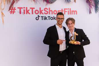Nik Kranjec (direktor fotografije) in Matej Rimanić (režiser) - Foto: osebni arhiv in Cannes Fil…