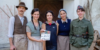 Marko Mandić, Doroteja Nadrah, Andrina Mračnikar, Edita Malovčić, Oskar Haag - Foto: Stefan Reic…