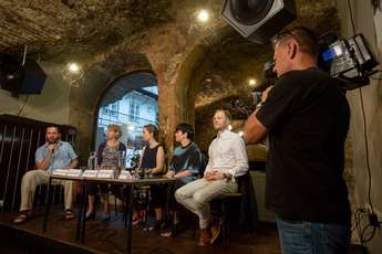 Roberts Vinovskis,  Lelda Ozola, Urša Menart, Alise Gelze, Renārs Vimba - Foto Matjaž Rušt