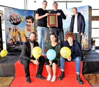 Podelitev zlate role_Košarkar naj bo 2_Klemen Kostrevc_Mare Miladinović_Matjaž Javšnik_Boris Bez…