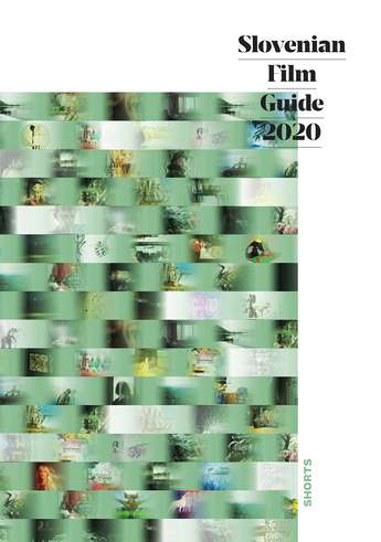 Naslovnica kataloga kratkih filmov 2020 SFC - oblikovalec: Boštjan Lisec