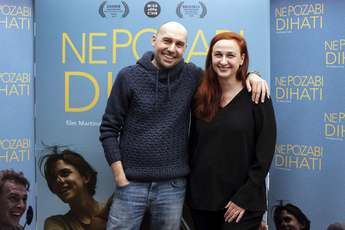 Martin Turk (režiser) in Ida Weiss (producentka) - Foto: Katja Goljat