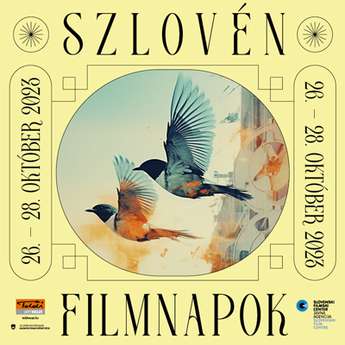 Plakat za 7. Dneve slovenskega filma v Budimpešti.