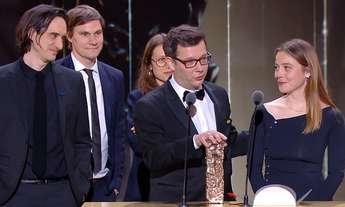 Nebojša Slijepčević in francoska koproducentka Noëlle Lévénez - Foto: Norfolk Films
