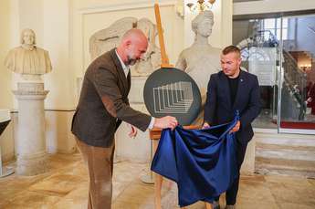 Unveiling of the European Film Academy plaque  - Foto: Daniel Škerjanc