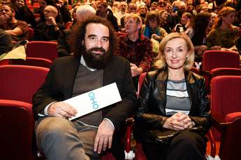 Jure Novak (gneralni direktor CD) in Nataša Bučar (direktorica SFC) - Foto: Katja Goljat