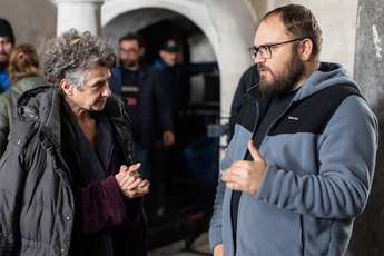 Plemstvo - igralka Nataša Burger, producent in režiser Žiga Virc - Foto: Boštjan Pucelj (Lilit)