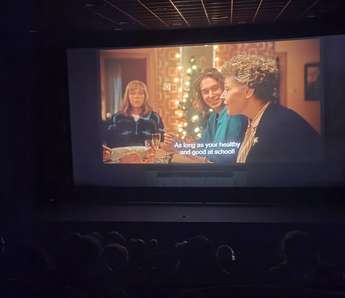 Festivalska projekcija filma Belo se pere na devetdeset - Foto: osebni arhiv režiserja