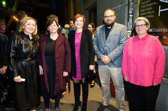 Nataša Bučar (direktorica Slovenskega filmskega centra), Iza Strehar (scenaristka), dr. Asta Vre…